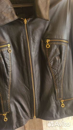 Кожанная куртка.52-54