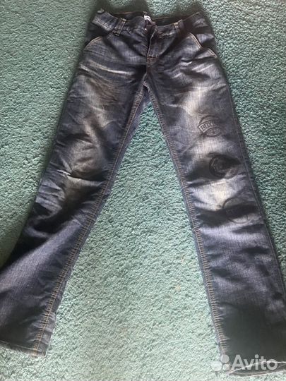 Джинсы теплые