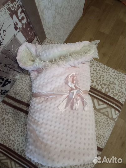 Одеяло на выписку из роддома для принцессы