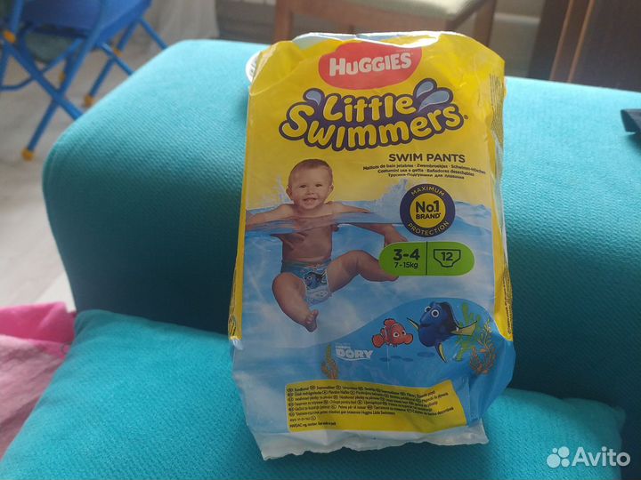 Подгузники трусики для плавания 7-15 кг