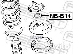 Подшипник опоры переднего амортизатора NBB14 Fe