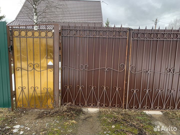 Ворота распашные бу
