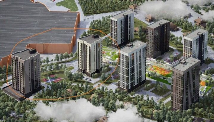 2-к. квартира, 65,5 м², 15/17 эт.