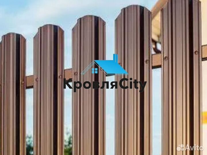 Штакетник для забора / евроштакетник