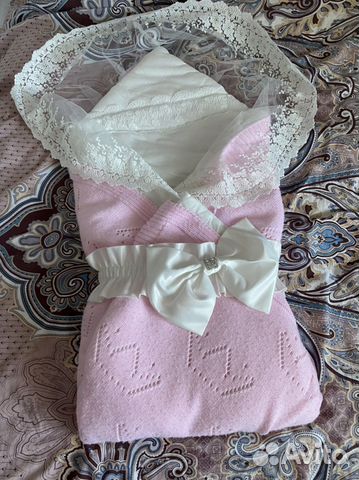 Конверт на выписку для девочки весна осень