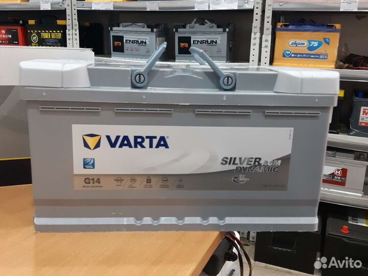 Аккумулятор varta AGM 95 А/ч G14 обр 353x175x190
