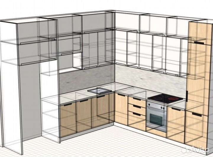 Проект для изготовления корпусной мебели