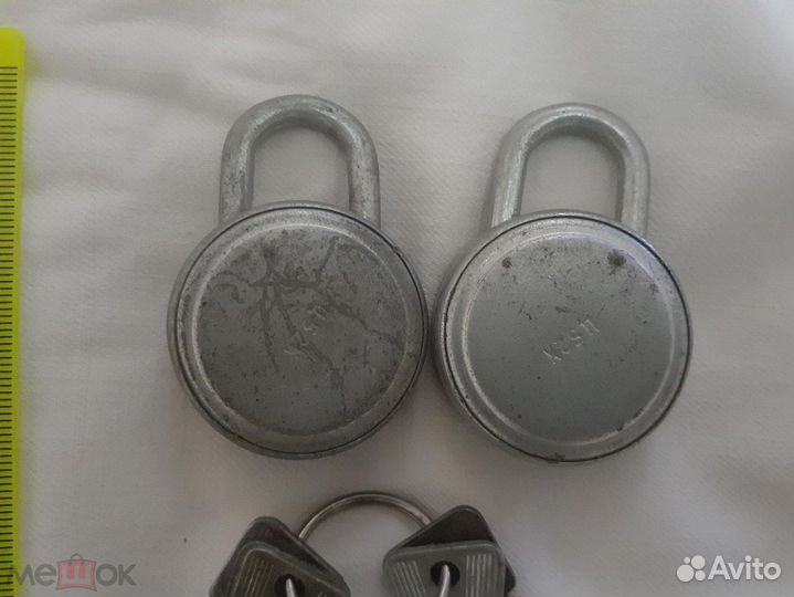 Замок навесной СССР- 2 шт новые