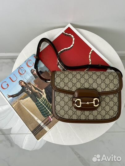 Сумка Gucci Horsebit 1955 средняя