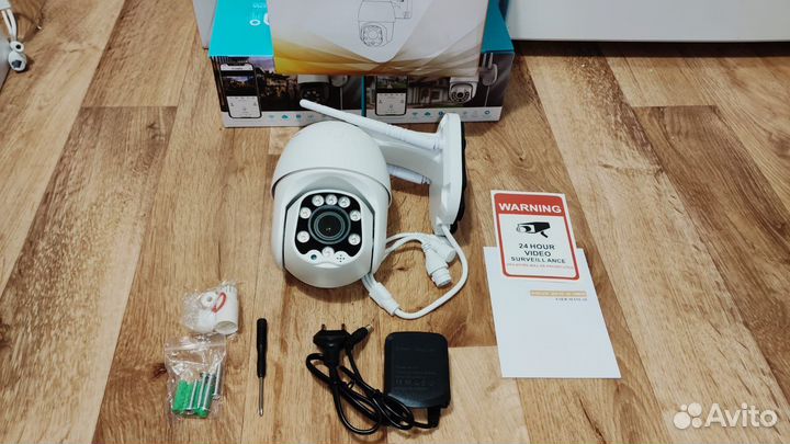 Камера видеонаблюдения уличная поворотная wifi 4G