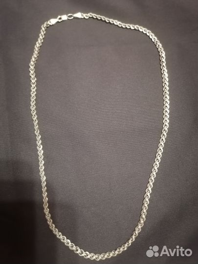 Серебряная цепь, кольцо