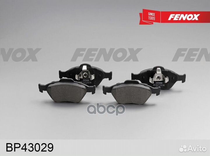 Колодки тормозные дисковые BP43029 fenox