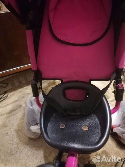 Велосипед коляска с ручкой