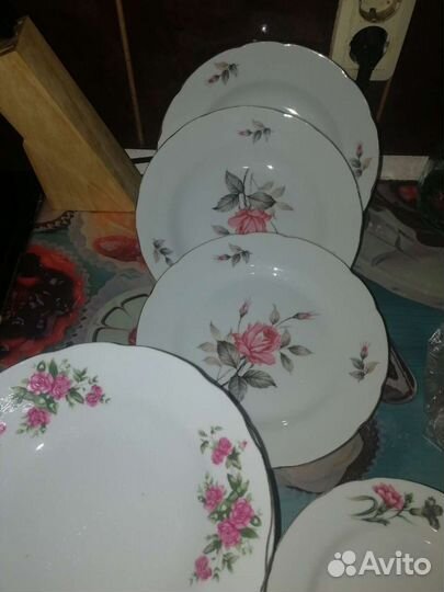 Вынтажные японские тарелки