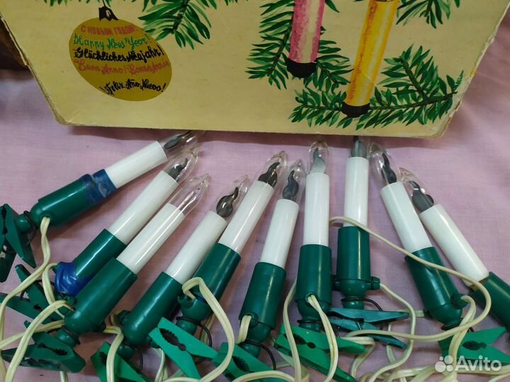 СССР ёлочная гирлянда Сюрприз Львов 76г