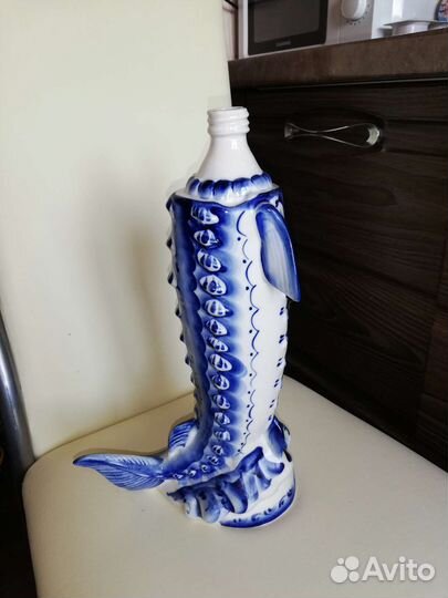 Штоф осётр гжель