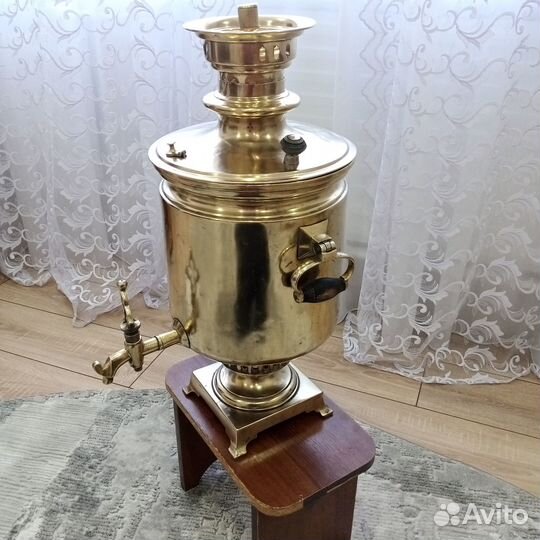 Самовар на дровах старинный