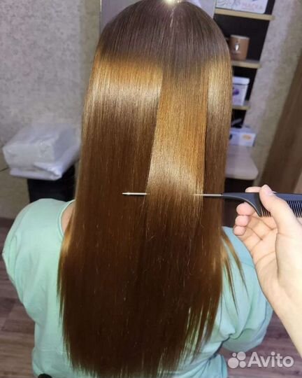 Кератиновое выпрямление и ботокс волос