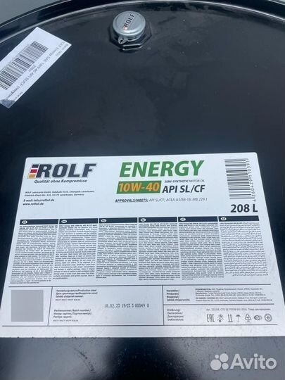 Моторное масло Rolf 10W-40
