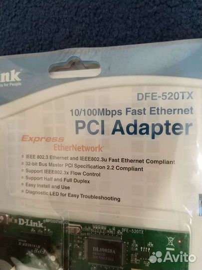 Сетевой адаптер D-Link DFE-520TX