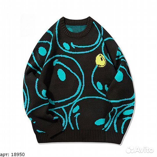 Свитер bad smile Чёрный