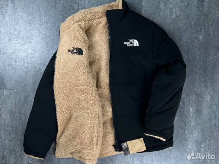 Куртка the north face двусторонняя