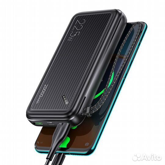 Внешний аккумулятор Usams US-CD168 20000mAh черный