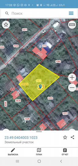 Участок 6,9 сот. (СНТ, ДНП)