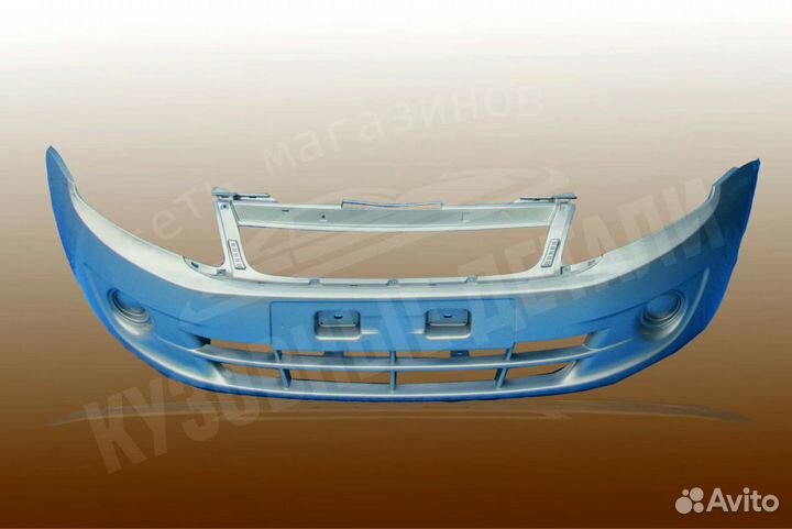 Бампер передний Гранта в цвет Платина (691)