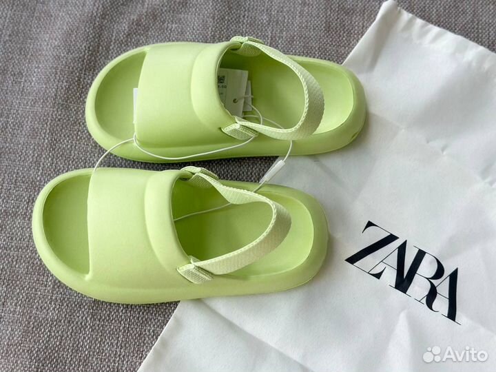 Сандалии zara kids 26 детские сланцы