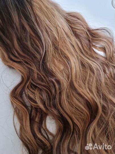 Парик длинный русый