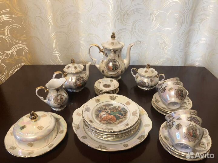 Чайный сервиз гдр Мадонна 6 персон