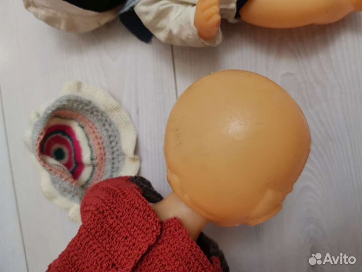 Кукла пупс времён СССР 2 штуки