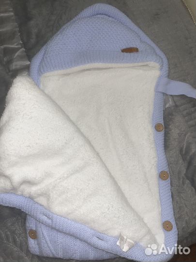 Конверт на выписку для мальчика зимний