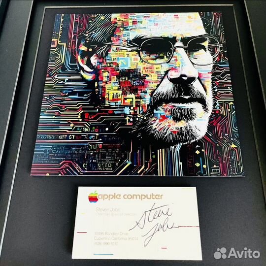 Автограф Стива Джобса (+ сертификат)