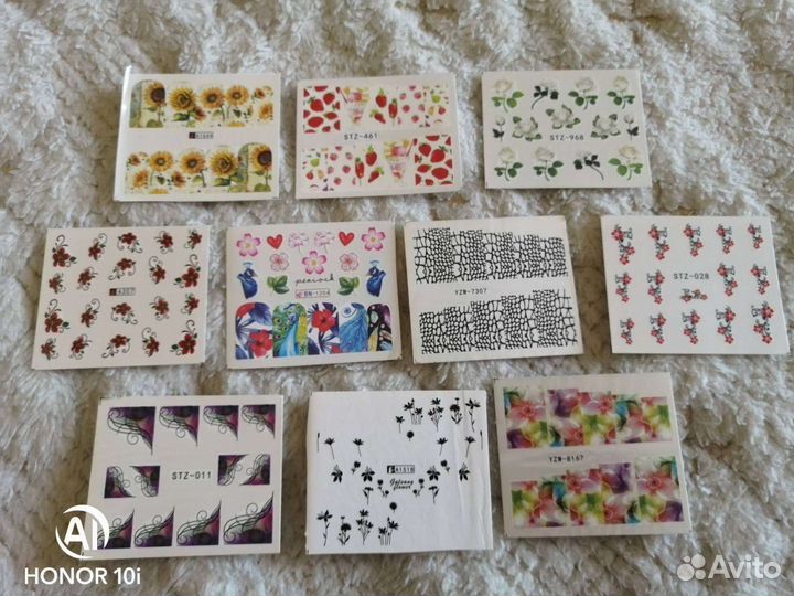 Набор слайдеров для дизайна ногтей