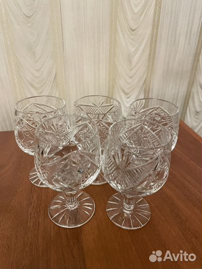 Фужеры хрустальные СССР