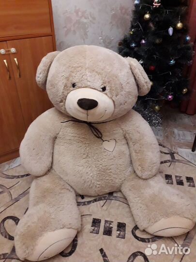 Большая мягкая игрушка, медведь