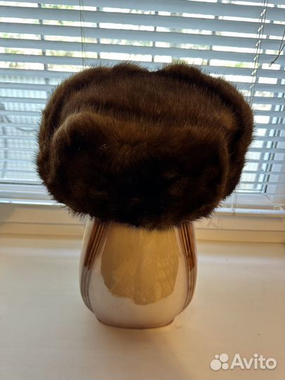 Норковая шапка мужская