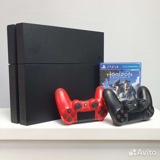 Sony PS4 1000GB, 2 геймпада, диск Horizon