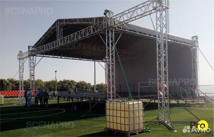 Уличный сценический комплекс с возможностью трансф