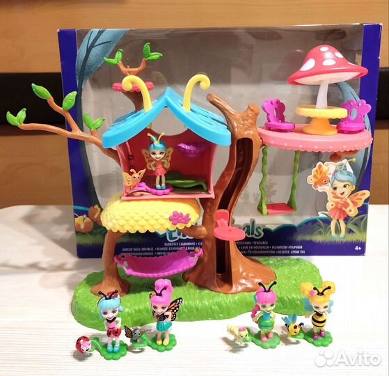 Игровой набор Enchantimals Домик Бабочки+доп