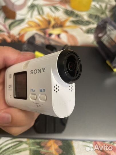 Экшн камера sony hdr as100v