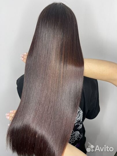 Ботокс волос кератиновое выпрямление Полировка