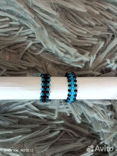 Парные кольца из бисера