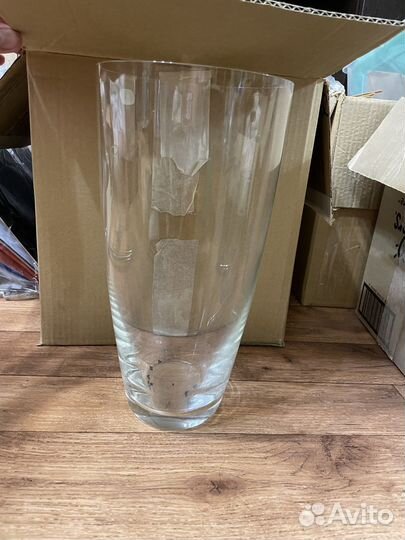 Вазы стеклянные