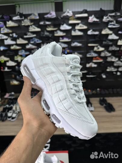 Кроссовки nike air max 95 белые