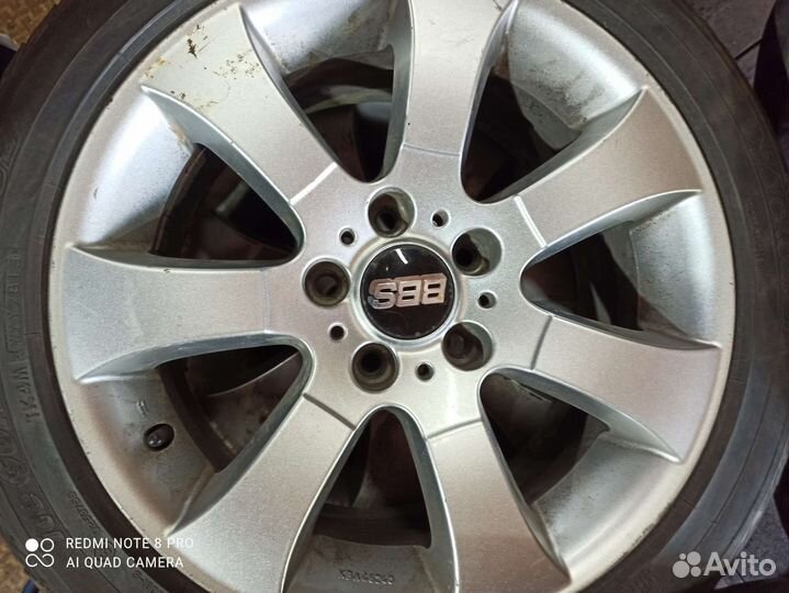 R17 Bfgoodrich Advantage 225/55, PCD 5x120 DIA 74.1