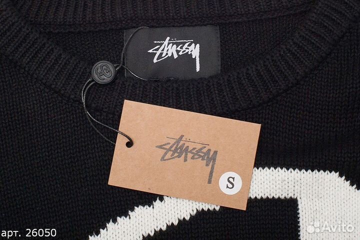 Свитер stussy Чёрный