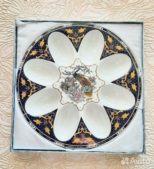 Тарелка для пасхальных яиц в подарочной упаковке